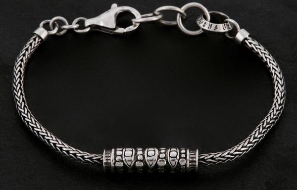 Geo-001 – Sterling Silver Bracelet