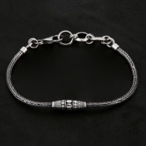 Geo-002 - Sterling Silver Bracelet