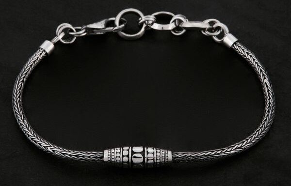 Geo-002 – Sterling Silver Bracelet