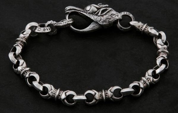Geo-007 – Sterling Silver Bracelet