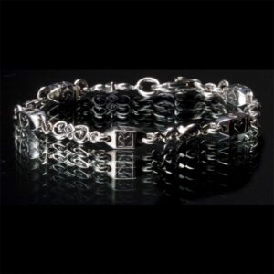 Ace of Spades - Sterling Silver Bracelet