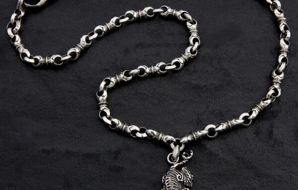 Tiger – Sterling Silver Necklace