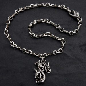 Dragon - Sterling Silver Necklace