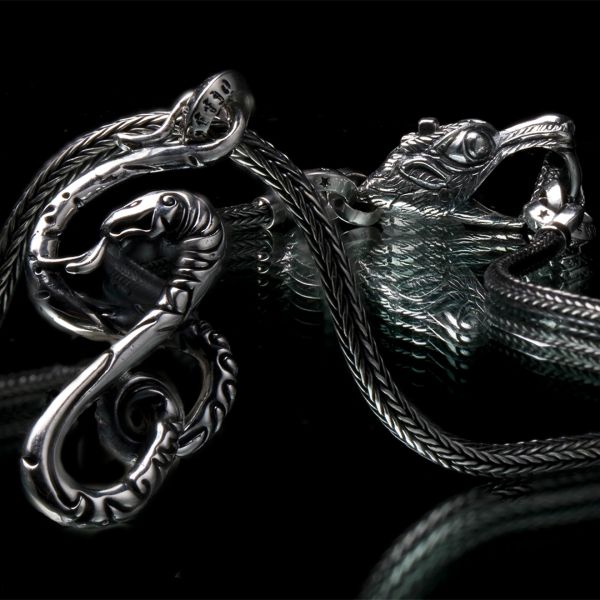 Snake - Sterling Silver Necklace