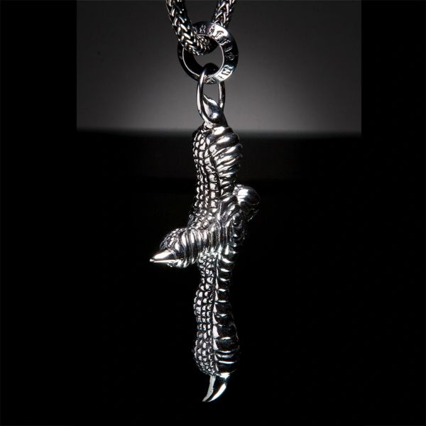 Cross and Claws - Sterling Silver Pendant - Image 5