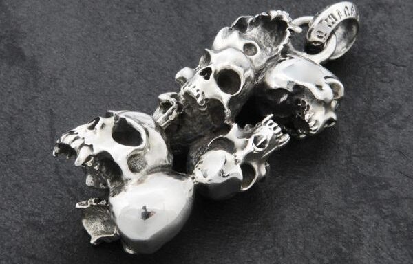 7 Skulls – Sterling Silver Pendant