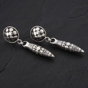 Geo-002 - Sterling Silver Post Earrings