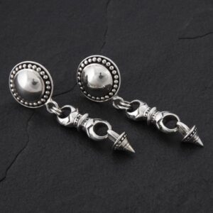 Geo-007 - Sterling Silver Post Earrings