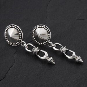 Geo-008 - Sterling Silver Post Earrings