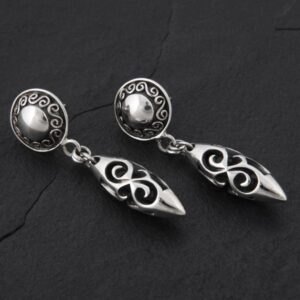 Geo-013 - Sterling Silver Post Earrings