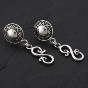 Geo-015 - Sterling Silver Post Earrings