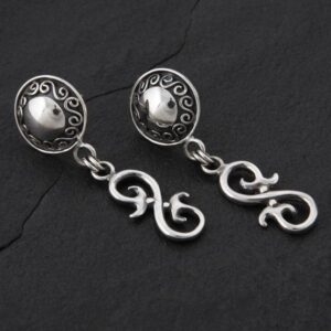 Geo-016 - Sterling Silver Post Earrings