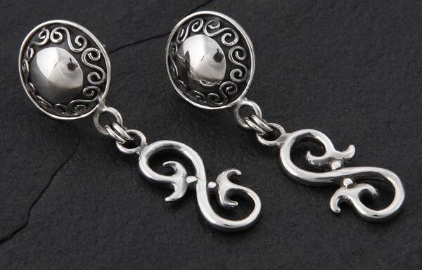 Geo-016 – Sterling Silver Post Earrings
