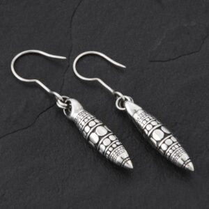 Geo-002 - Sterling Silver Drop Earrings