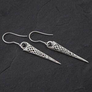 Celtic - Sterling Silver Drop Earrings