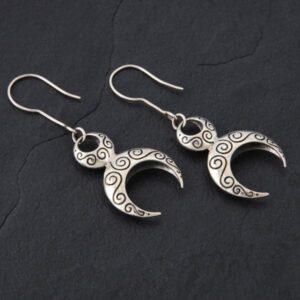 Goddess - Sterling Silver Drop Earrings