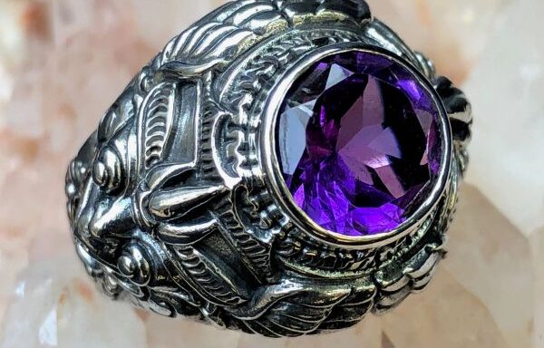 Garuda – Amethyst Sterling Silver Ring