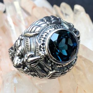 Garuda - London Blue Topaz Sterling Silver Ring