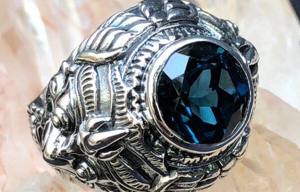 Garuda – London Blue Topaz Sterling Silver Ring