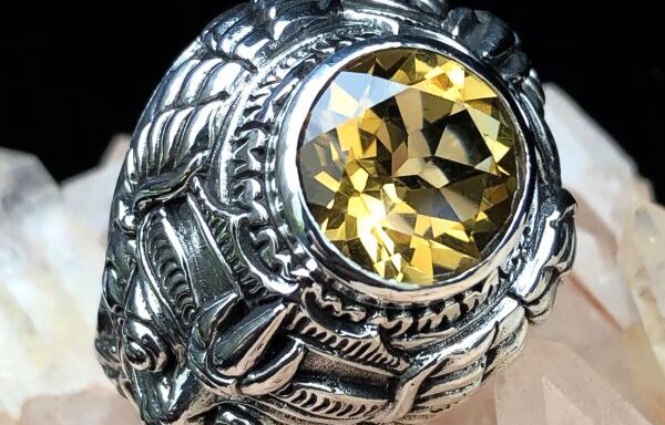 Garuda – Citrine Sterling Silver Ring