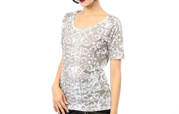Adelaide Top Short Sleeves – White Dragon