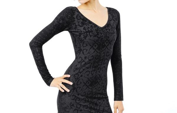 Dress 05 – Black Dragon Long Sleeve Dress