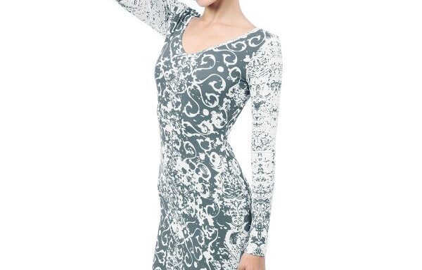 Dress 05 – Dark Grey Dragon Long Sleeve Dress