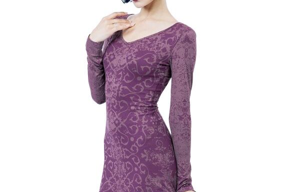 Dress 05 – Purple Dragon Long Sleeve Dress
