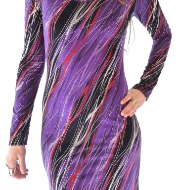 Dress 05 – Purple Rain Long Sleeve Dress