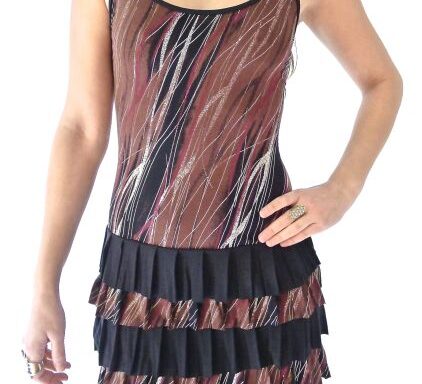 Dress 08 – Forest Rain Ruffle Dress