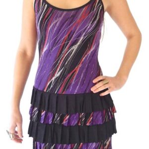 Dress 08 - Purple Rain Ruffle Dress