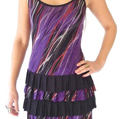 Dress 08 – Purple Rain Ruffle Dress