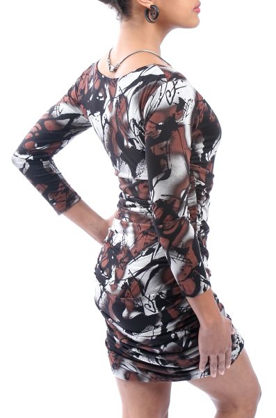 Dress Hecate Ruched Bodice Mini Dress